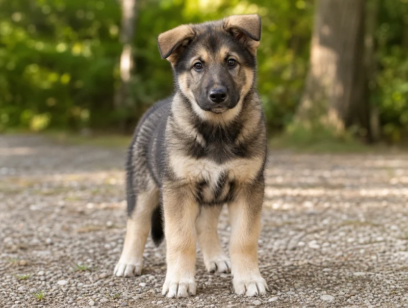 Alaskan Malamute German Shepherd Mix Puppies illustrative mixed-breed example