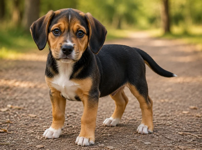 Beagle Lab Mix Puppies illustrative mixed-breed example