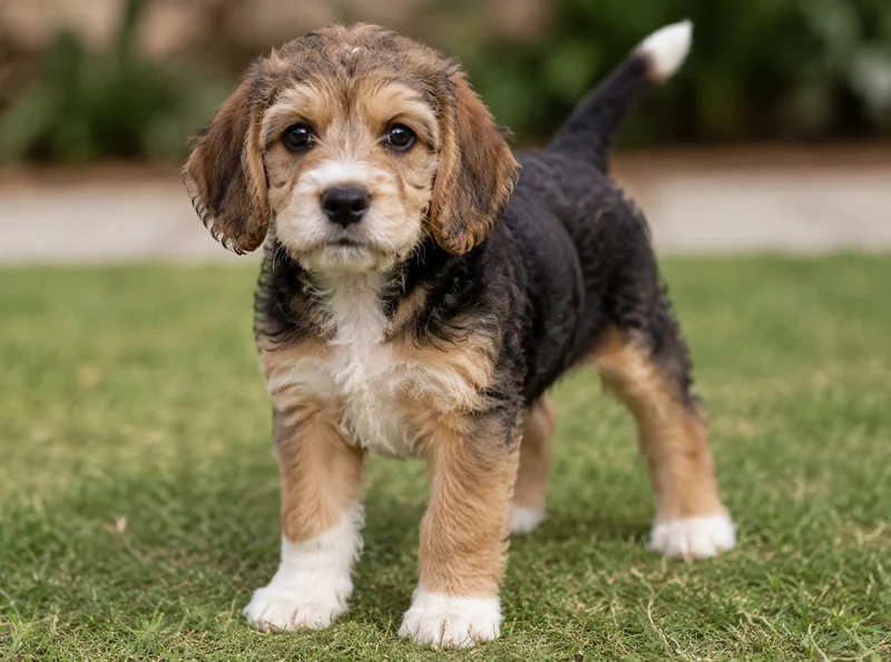 Beagle Poodle Mix Puppies illustrative mixed-breed example