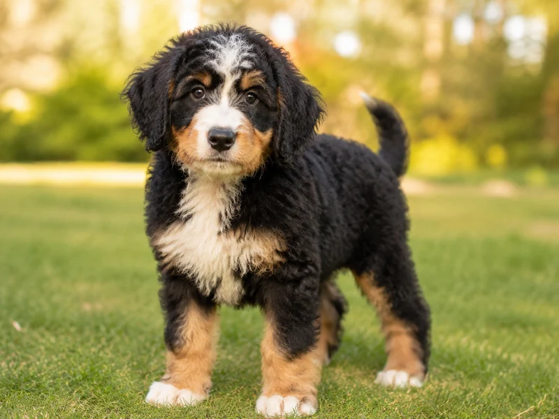 Bernedoodle Puppies illustrative mixed-breed example