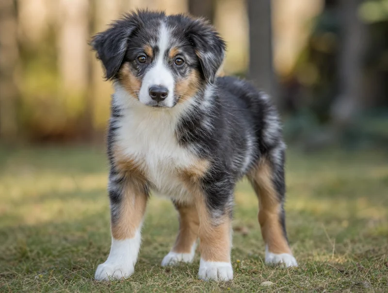Border Collie Aussie Mix Puppies illustrative mixed-breed example