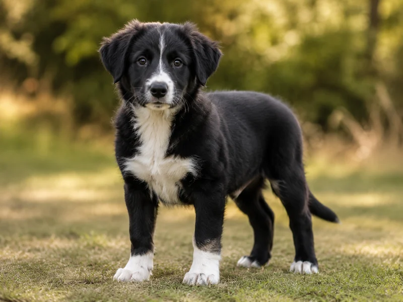 Border Collie Lab Mix Puppies illustrative mixed-breed example