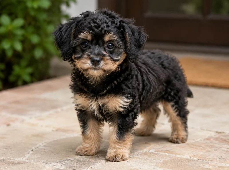 Chihuahua Poodle Mix Puppies illustrative mixed-breed example