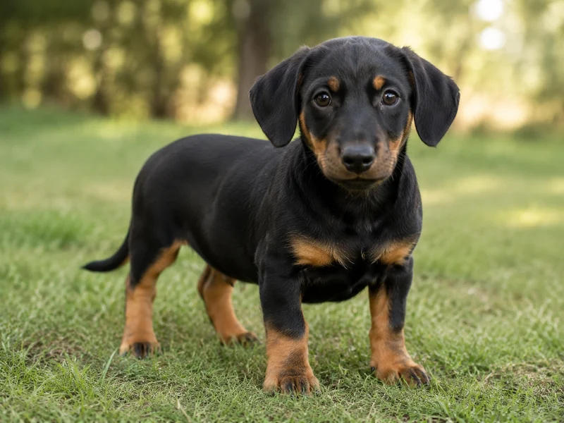 Dachshund Lab Mix Puppies illustrative mixed-breed example