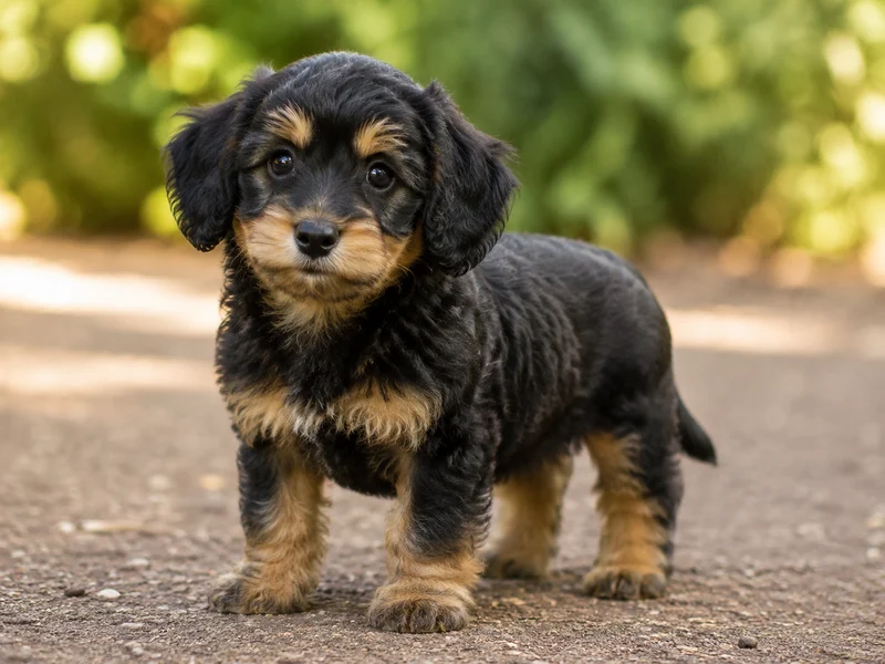 Dachshund Poodle Mix Puppies illustrative mixed-breed example