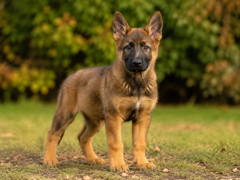 German Shepherd Belgian Malinois Mix Puppies illustrative mixed-breed example