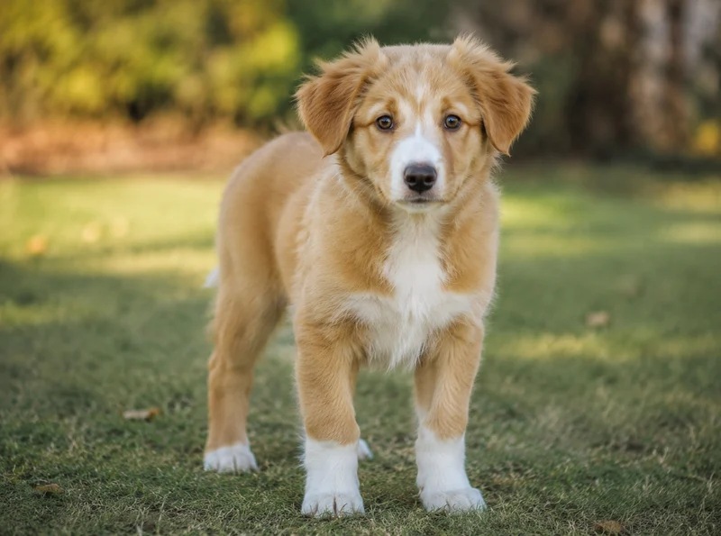 Golden Retriever Border Collie Mix Puppies illustrative mixed-breed example