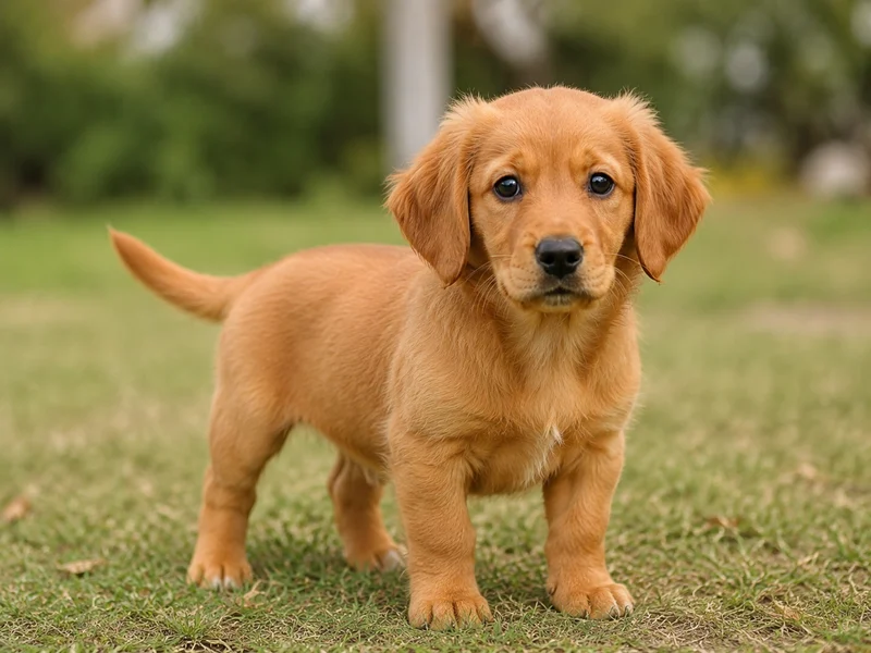 Golden Retriever Dachshund Mix Puppies illustrative mixed-breed example