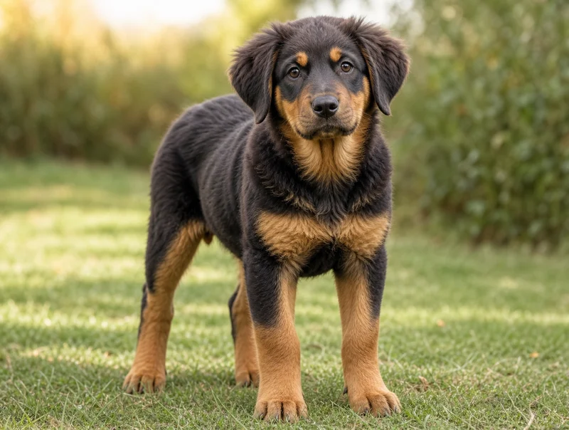Golden Retriever Rottweiler Mix Puppies illustrative mixed-breed example