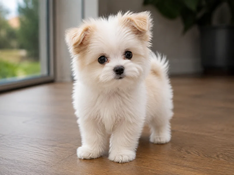 Maltese Pomeranian Mix Puppies illustrative mixed-breed example