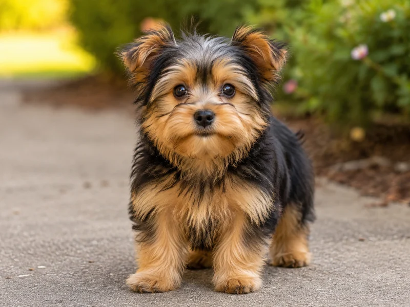 Pomeranian Yorkie Mix Puppies illustrative mixed-breed example