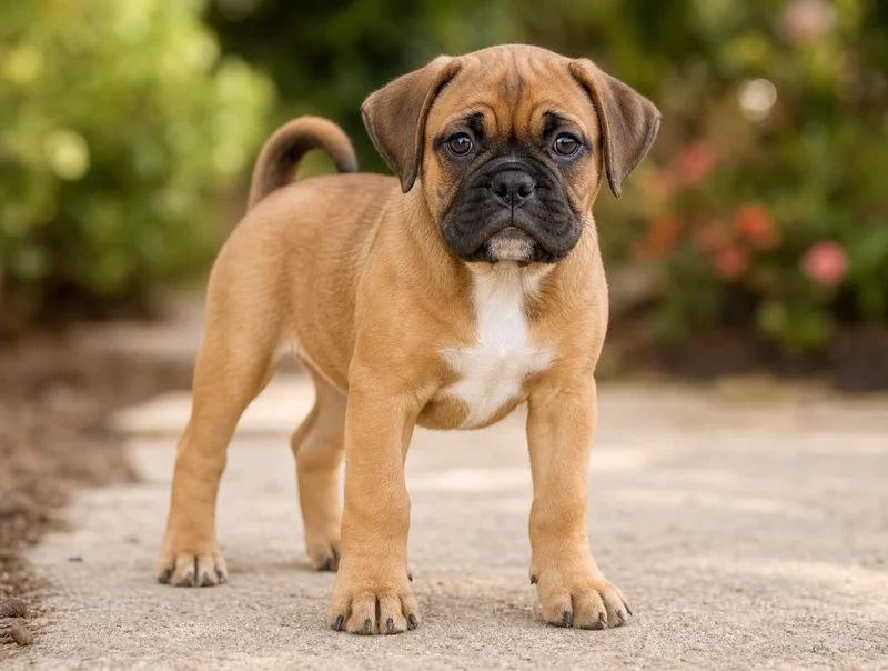 Pug Boxer Mix Puppies illustrative mixed-breed example