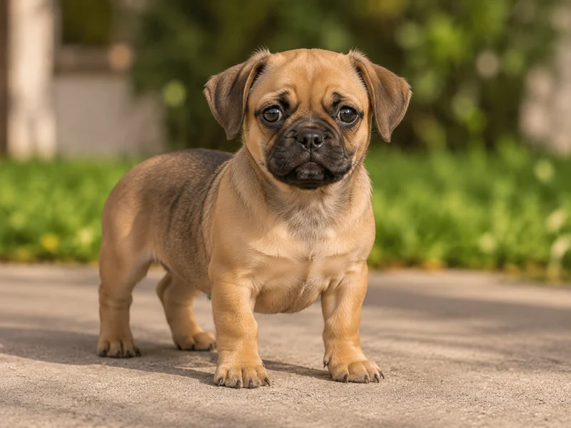 Pug Dachshund Mix Puppies illustrative mixed-breed example