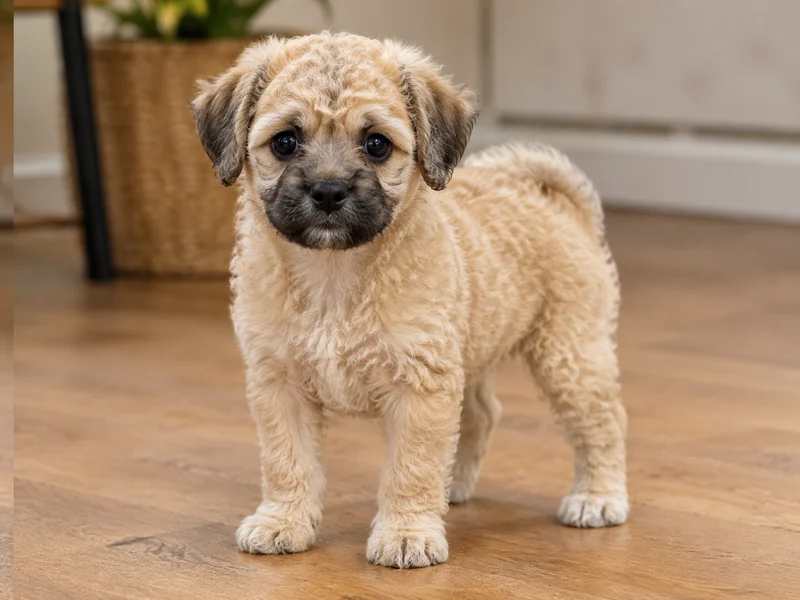 Pug Poodle Mix Puppies illustrative mixed-breed example