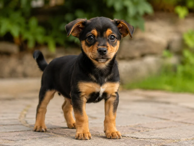 Rottweiler Chihuahua Mix Puppies illustrative mixed-breed example