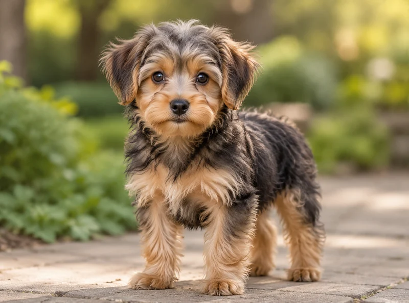 Yorkie Poodle Mix Puppies illustrative mixed-breed example